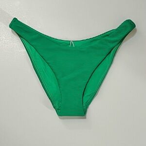 Seafolly Women's Green Low Rise Hipster Bottom Swimwear Size US 10,Aus Size 14